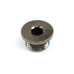 DocMicro-Bouchon m&eacute;tal 1/4" - COULEUR NOIRE